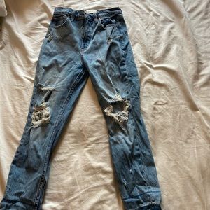 Abercrombie and fitch mom jeans